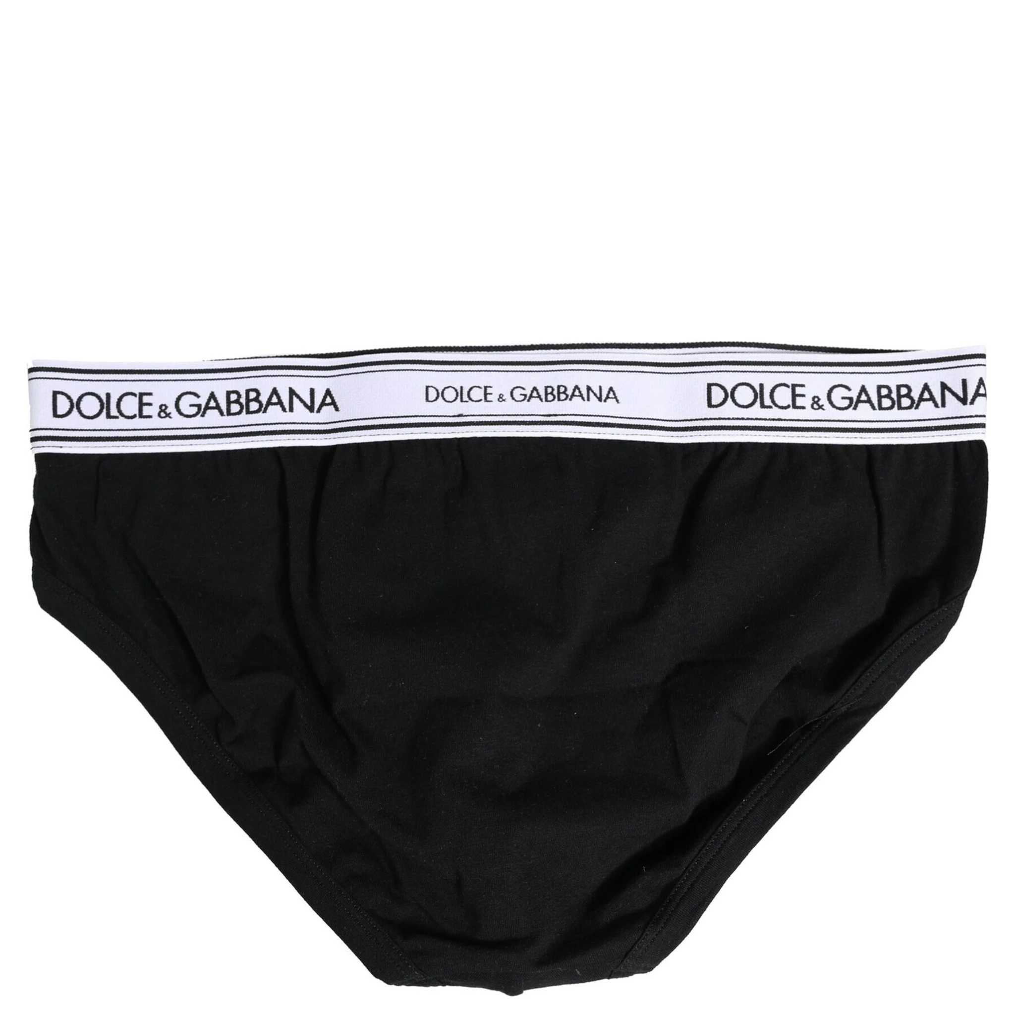 Black Cotton Stretch Regular Brief Underwear