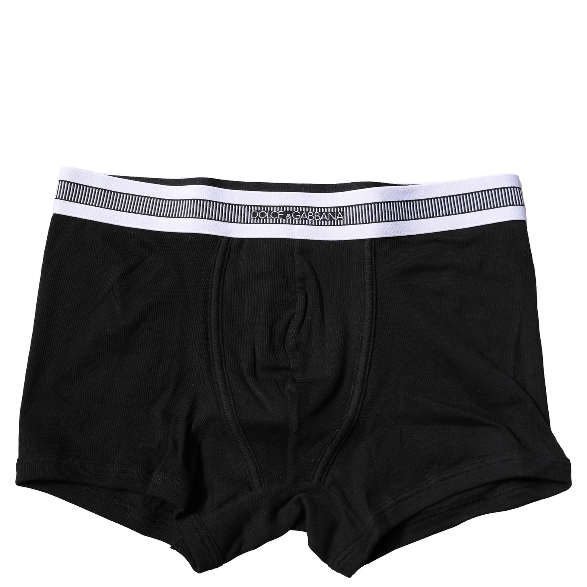Black Cotton Stretch Regular Boxer Underwear