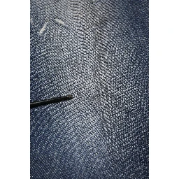 Blue Washed Tattered Cotton Men Jeans