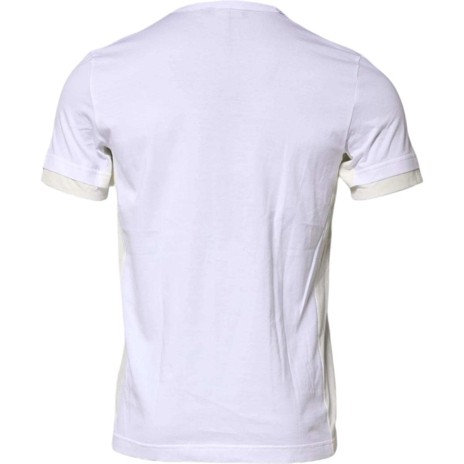 White Cotton Pocket Short Sleeves T-shirt