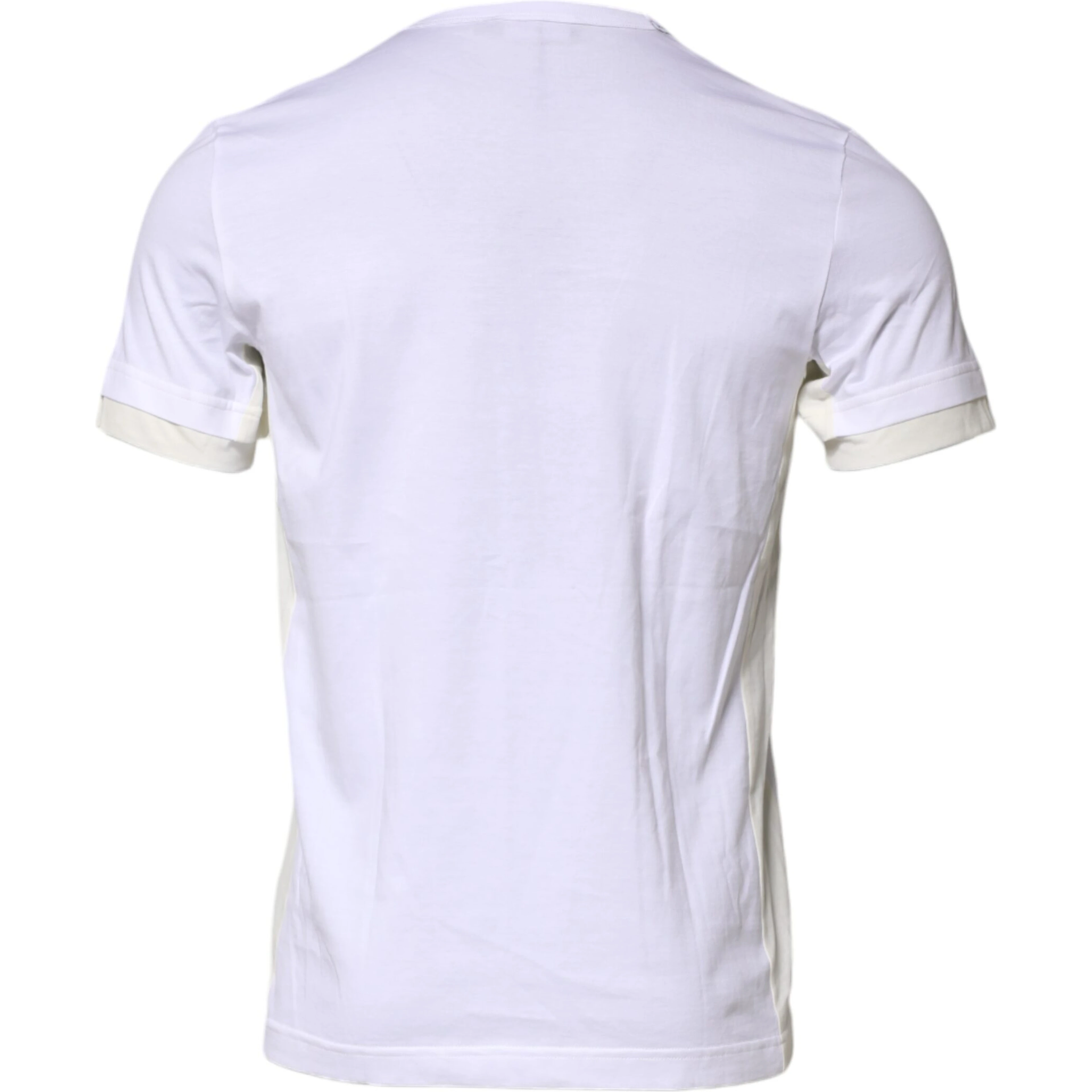 White Cotton Pocket Short Sleeves T-shirt