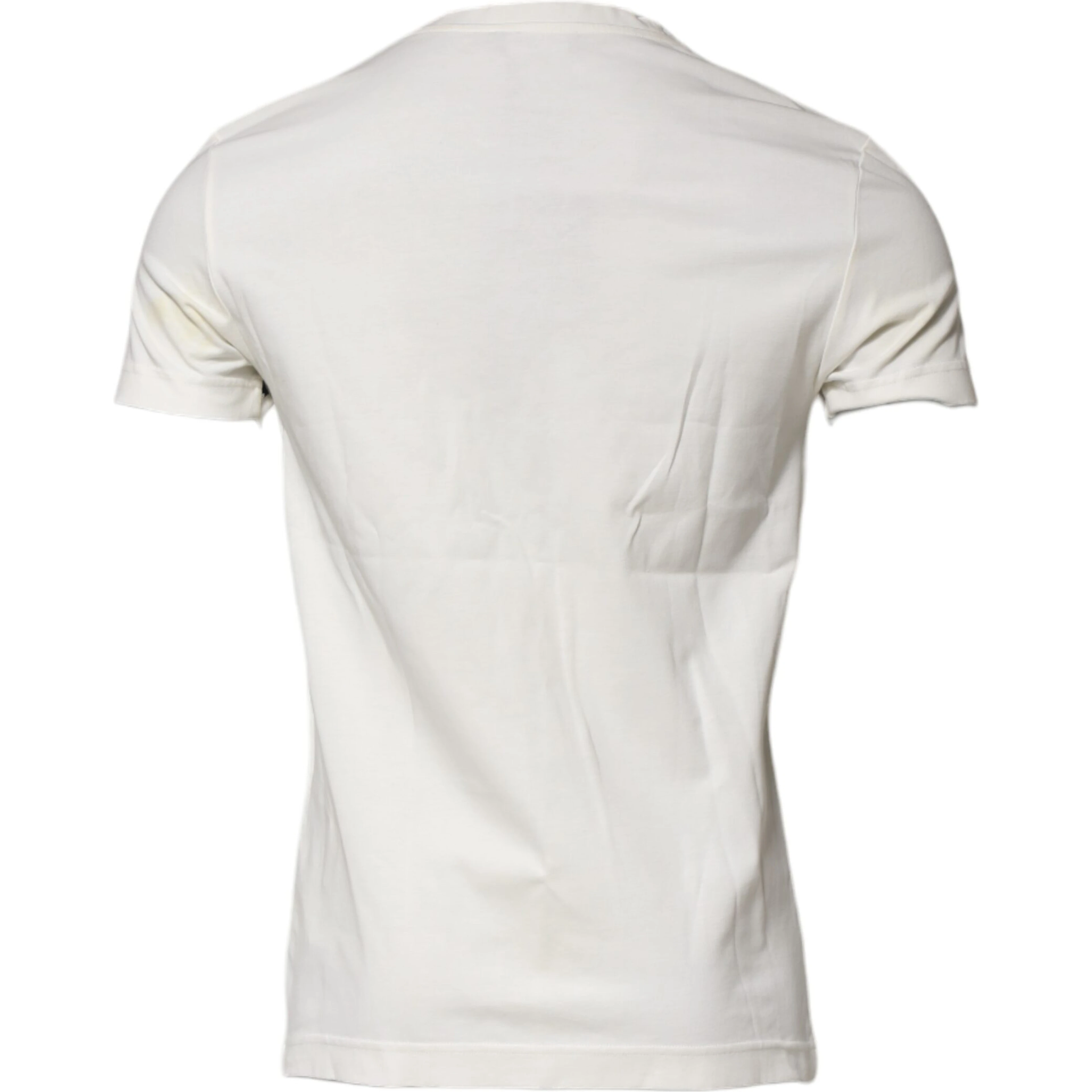 White Cotton Logo Bandana Print T-shirt