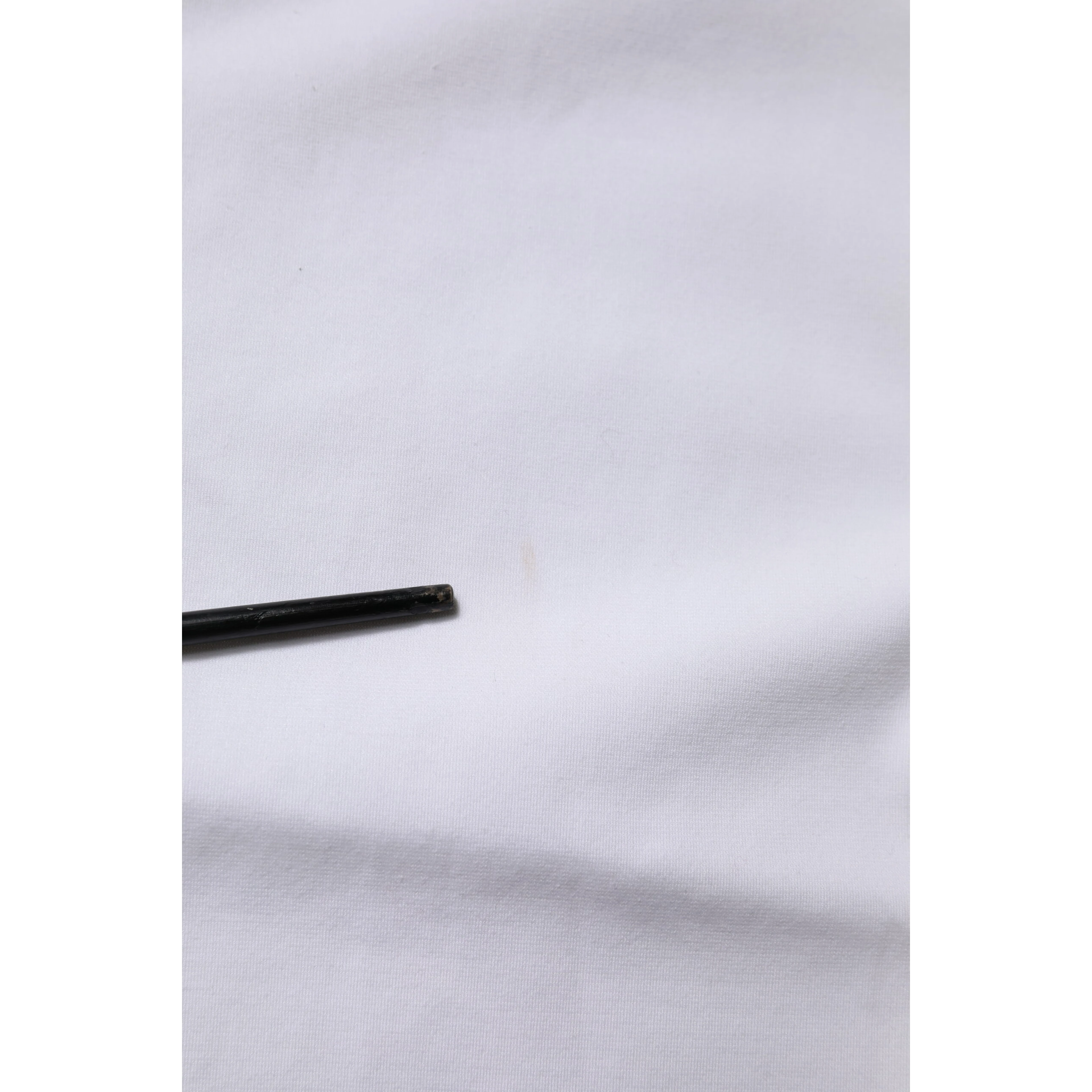 White Logo Embellish Short Sleeves T-shirt
