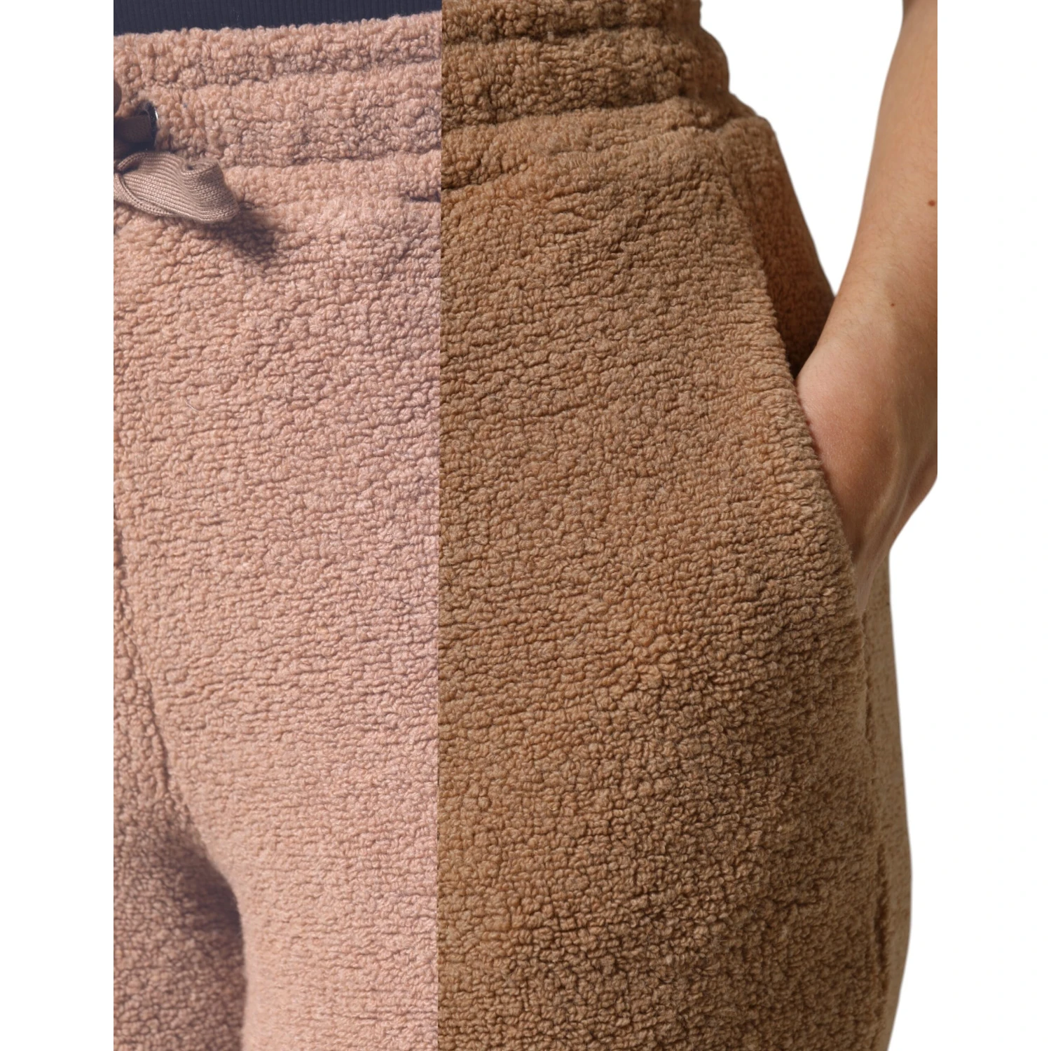 Brown Logo Plaque Sweatpants Straight Pants