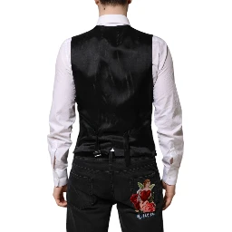 Red Sequined Dress Formal Men Waistcoat Vest