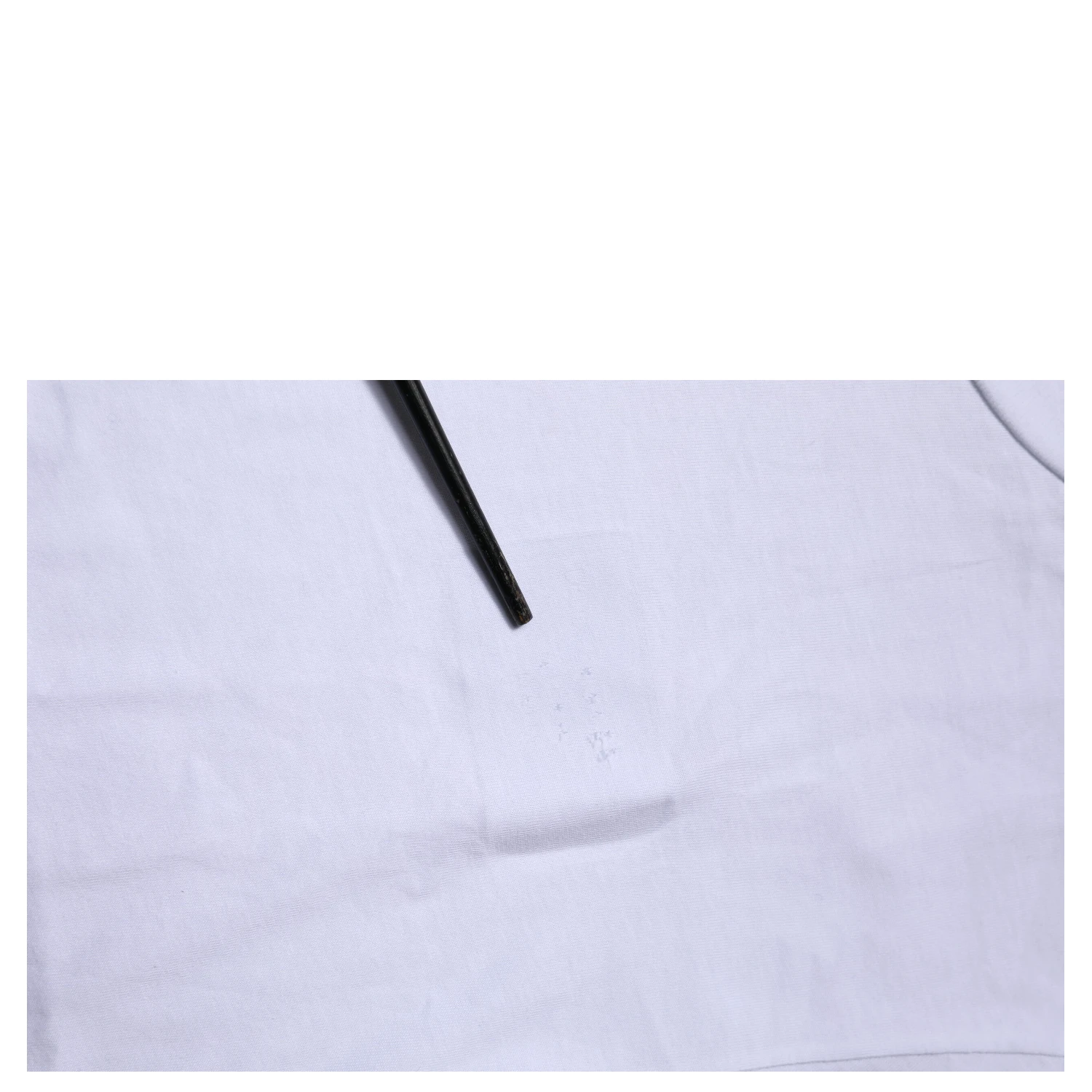 White Cotton Men Crew Neck Tee T-shirt