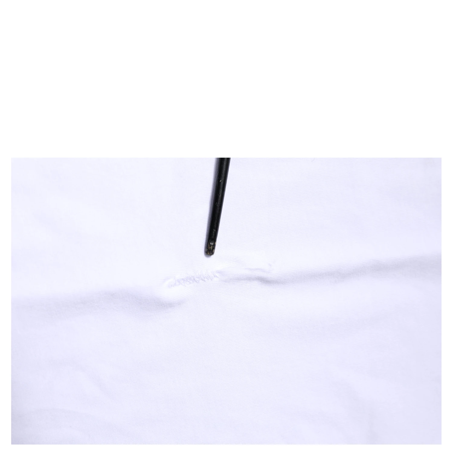 White Cotton Logo Patch Crew Neck T-shirt