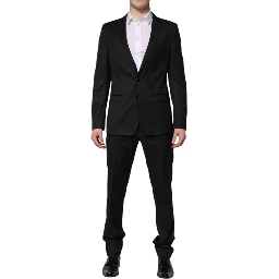 Dark Gray MARTINI 2 Pc Single Breasted Suit