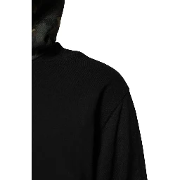 Black Camouflage Hooded Sweatshirt Sweater