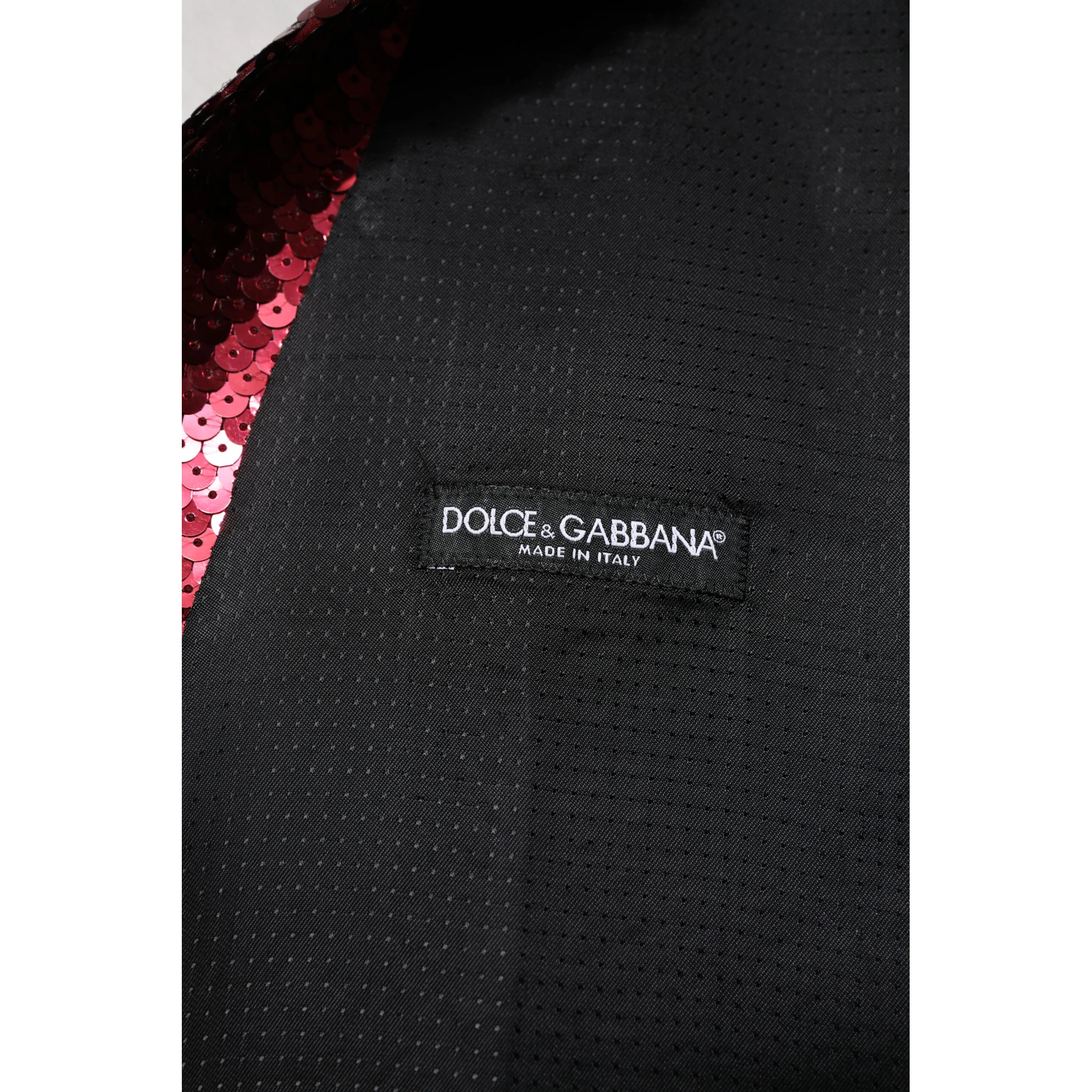 Red Sequined Dress Formal Men Waistcoat Vest