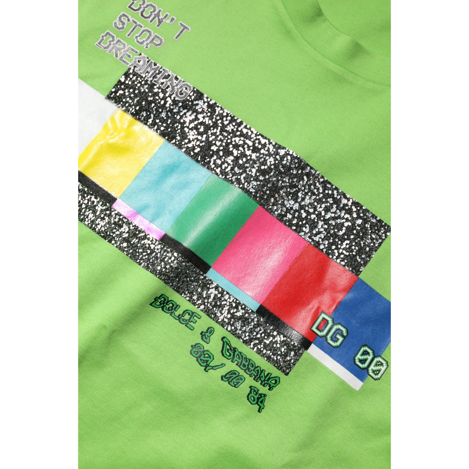 Green Graphic Printed Round Neck T-shirt