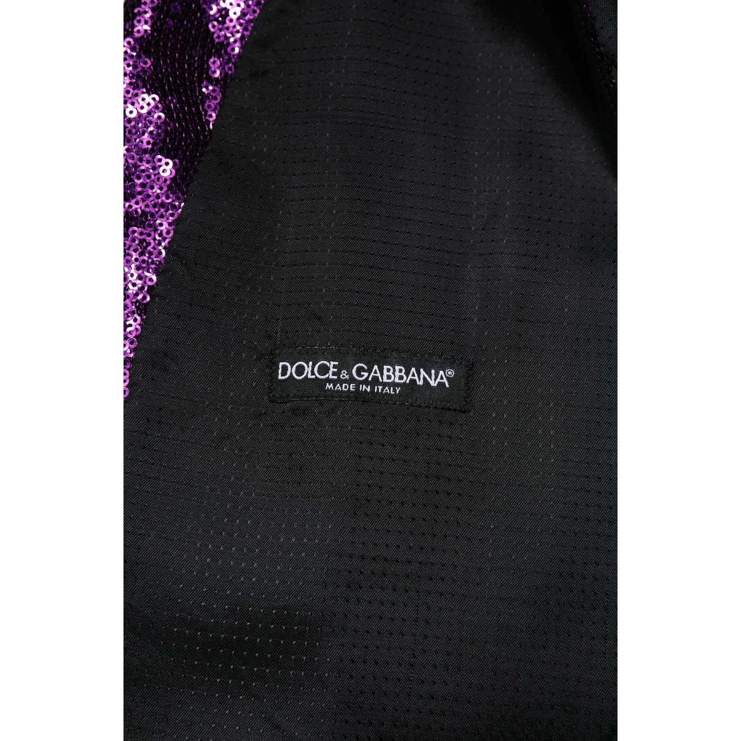 Purple Sequined Dress Formal Waistcoat Vest