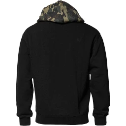 Black Camouflage Hooded Sweatshirt Sweater