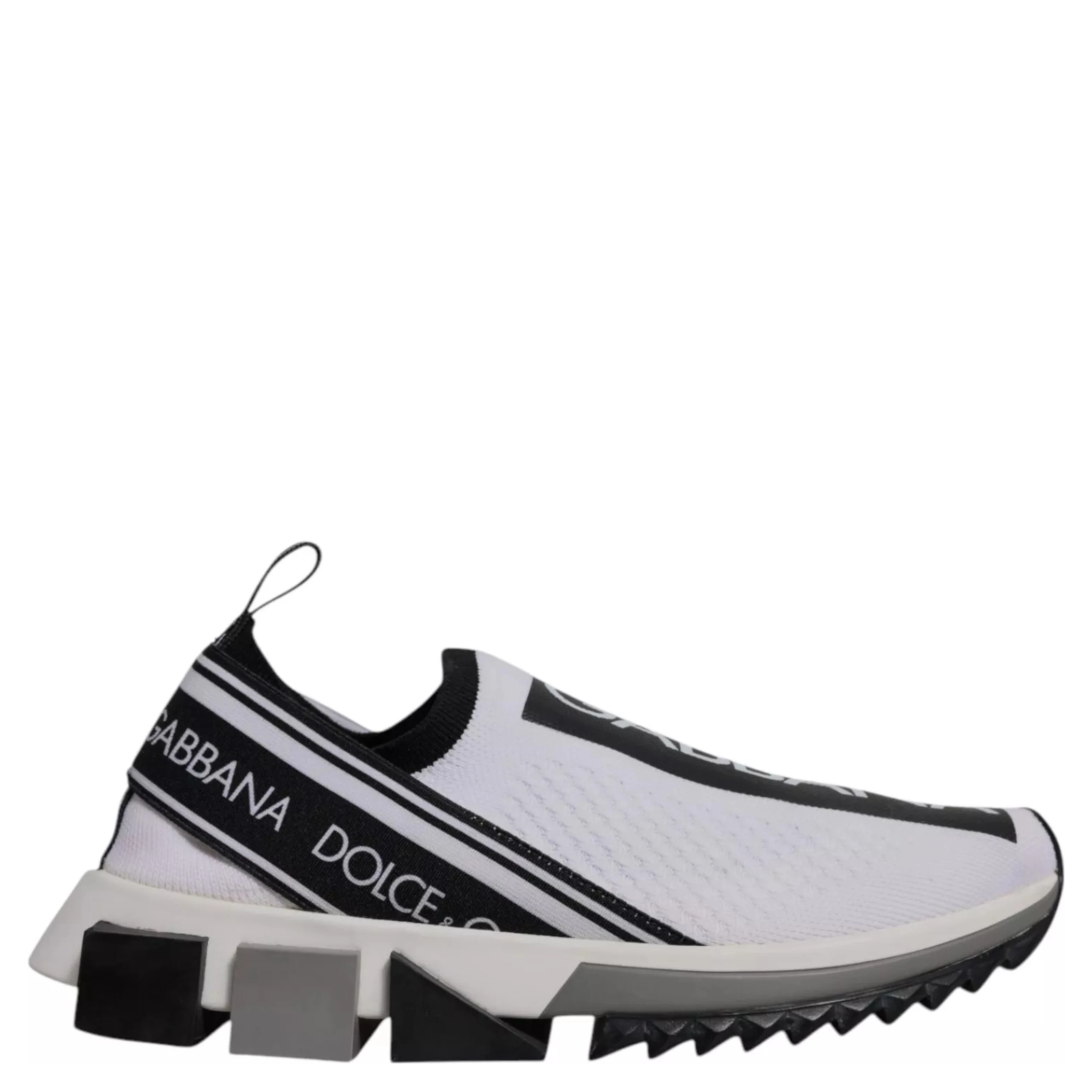 White Black Slip On Sorrento Sneakers Shoes