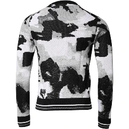 Multicolor Logo Crew Neck Pullover Sweater