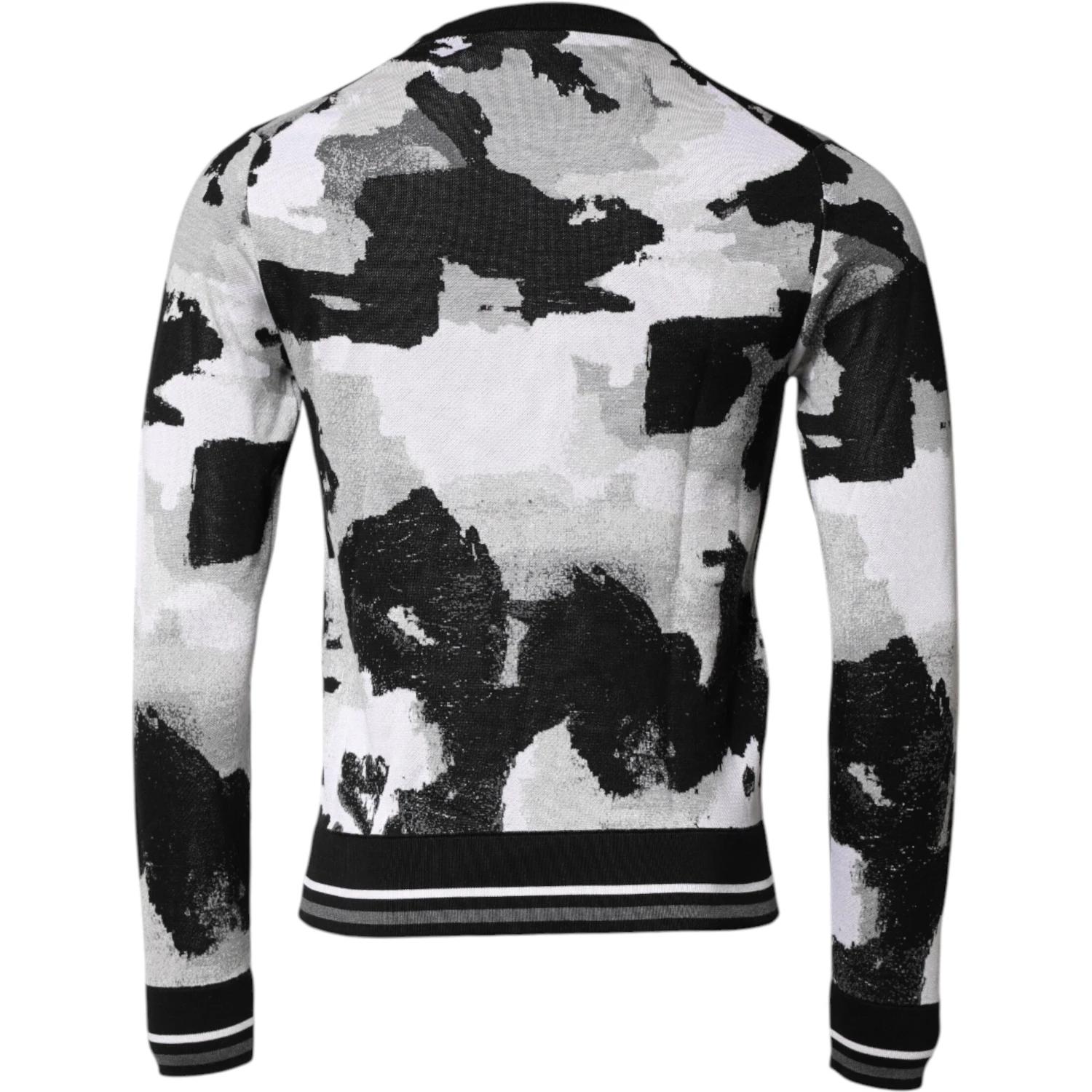 Multicolor Logo Crew Neck Pullover Sweater
