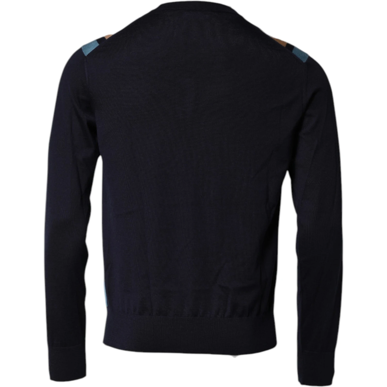 Multicolor Stripes Crew Neck Pullover Sweater