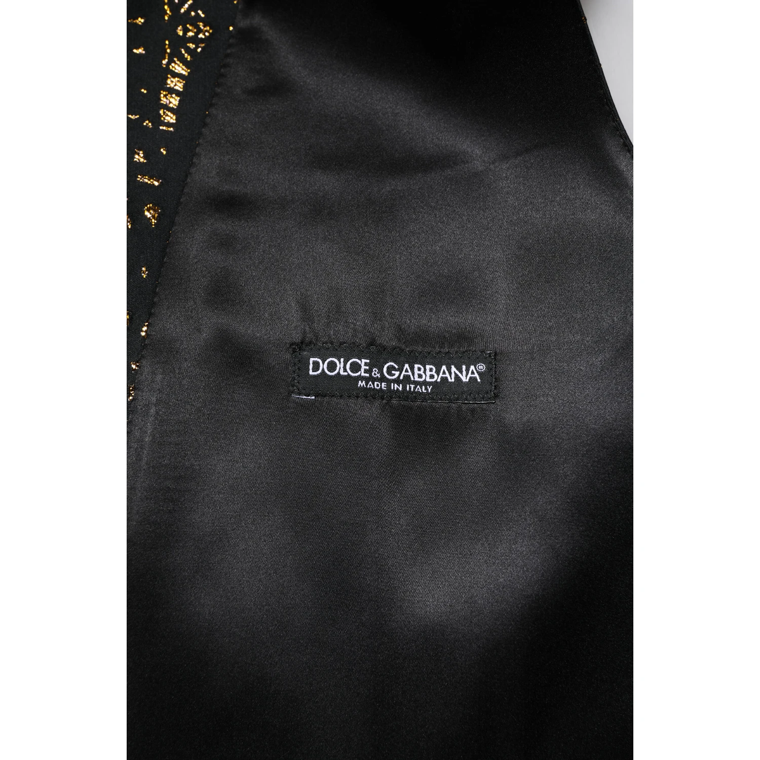 Black Lurex Dress Formal Men Waistcoat Vest