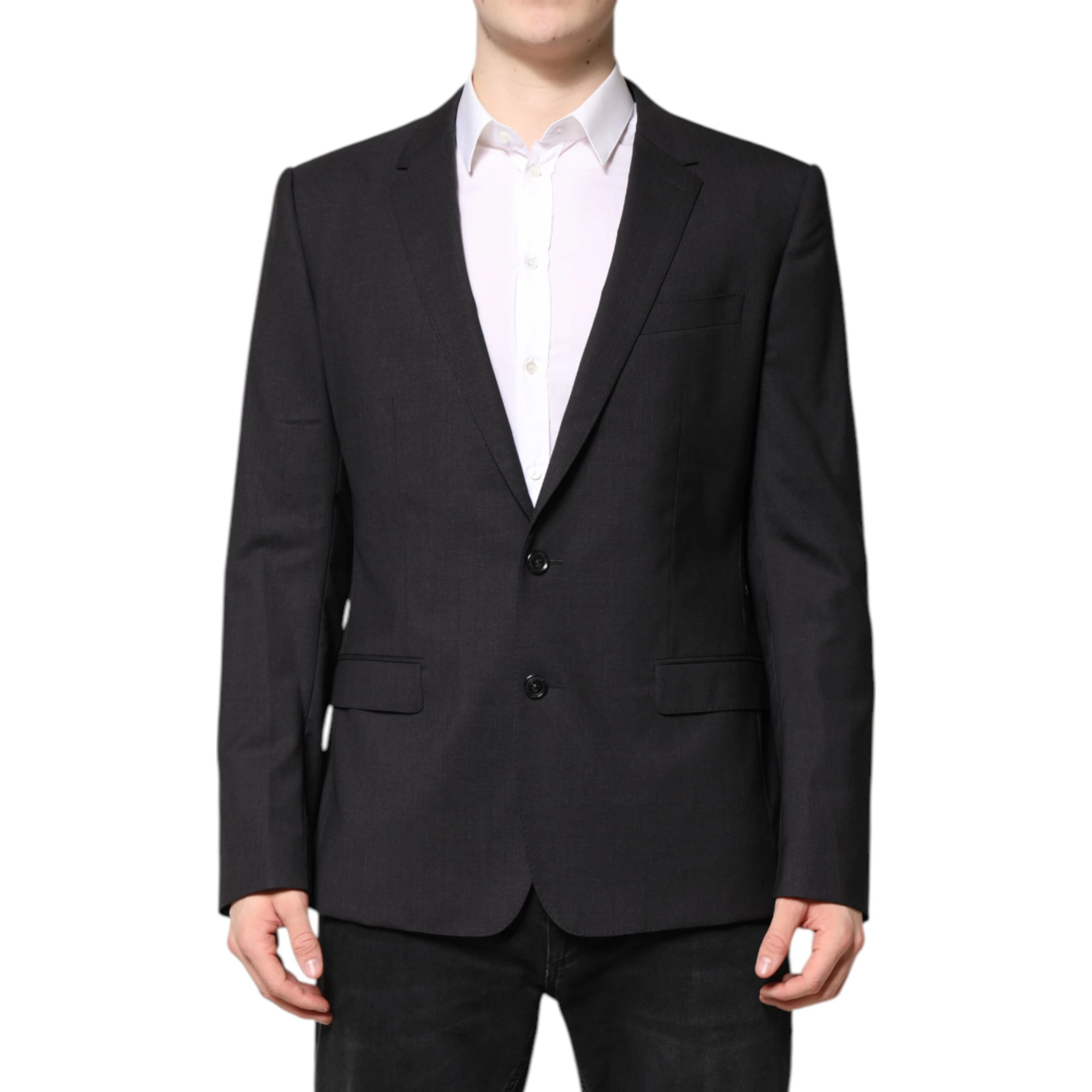 Dark Gray MARTINI Single Breasted Jacket