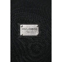 Black Logo Full Zip Hooded Men Sweatshirt Sweater
