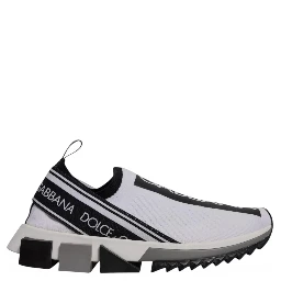 White Black Slip On Sorrento Sneakers Shoes