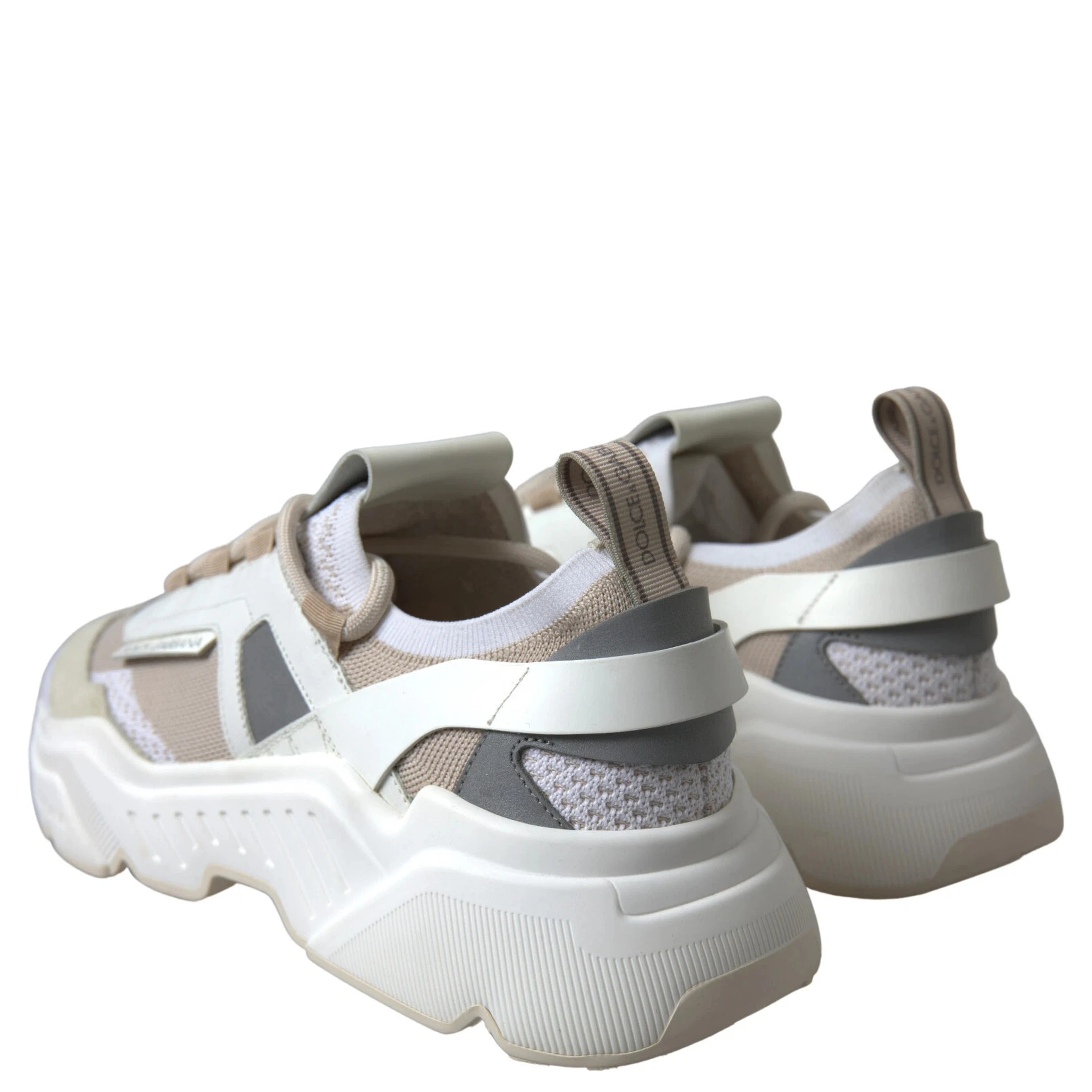 Sneakers White Beige Leather Sport DAYMASTER Shoes