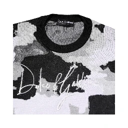 Multicolor Logo Crew Neck Pullover Sweater