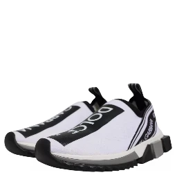 White Black Slip On Sorrento Sneakers Shoes