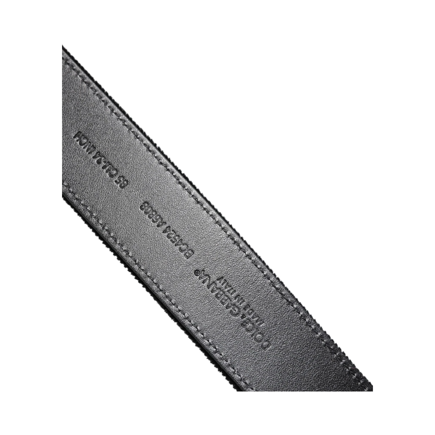 Black Cotton Silver Metal Buckle Belt