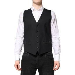 Dark Blue MARTINI Wool Suit 2 Piece Jacket