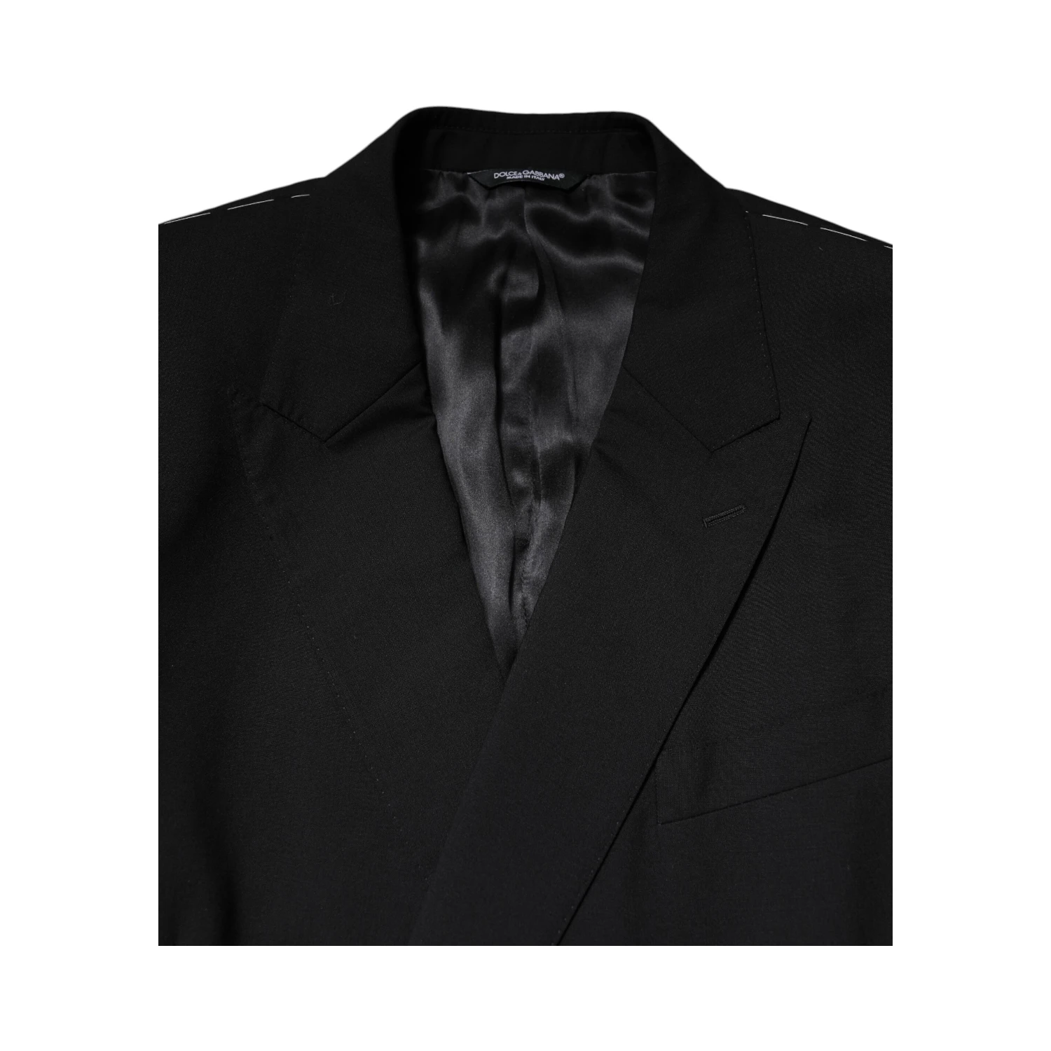 Black MARTINI Double Breasted Suit Jacket