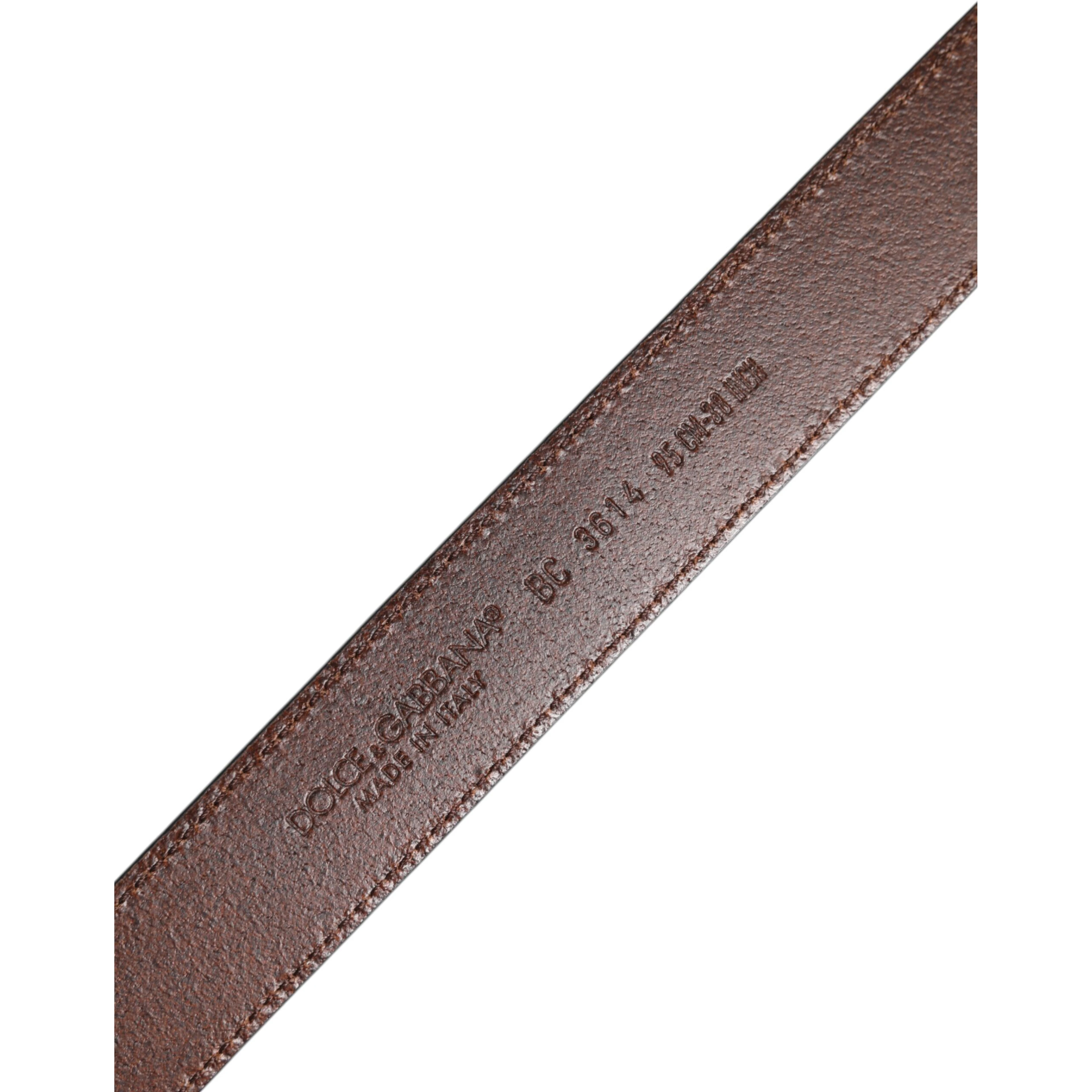 Green Classic Leather Metal Buckle Belt