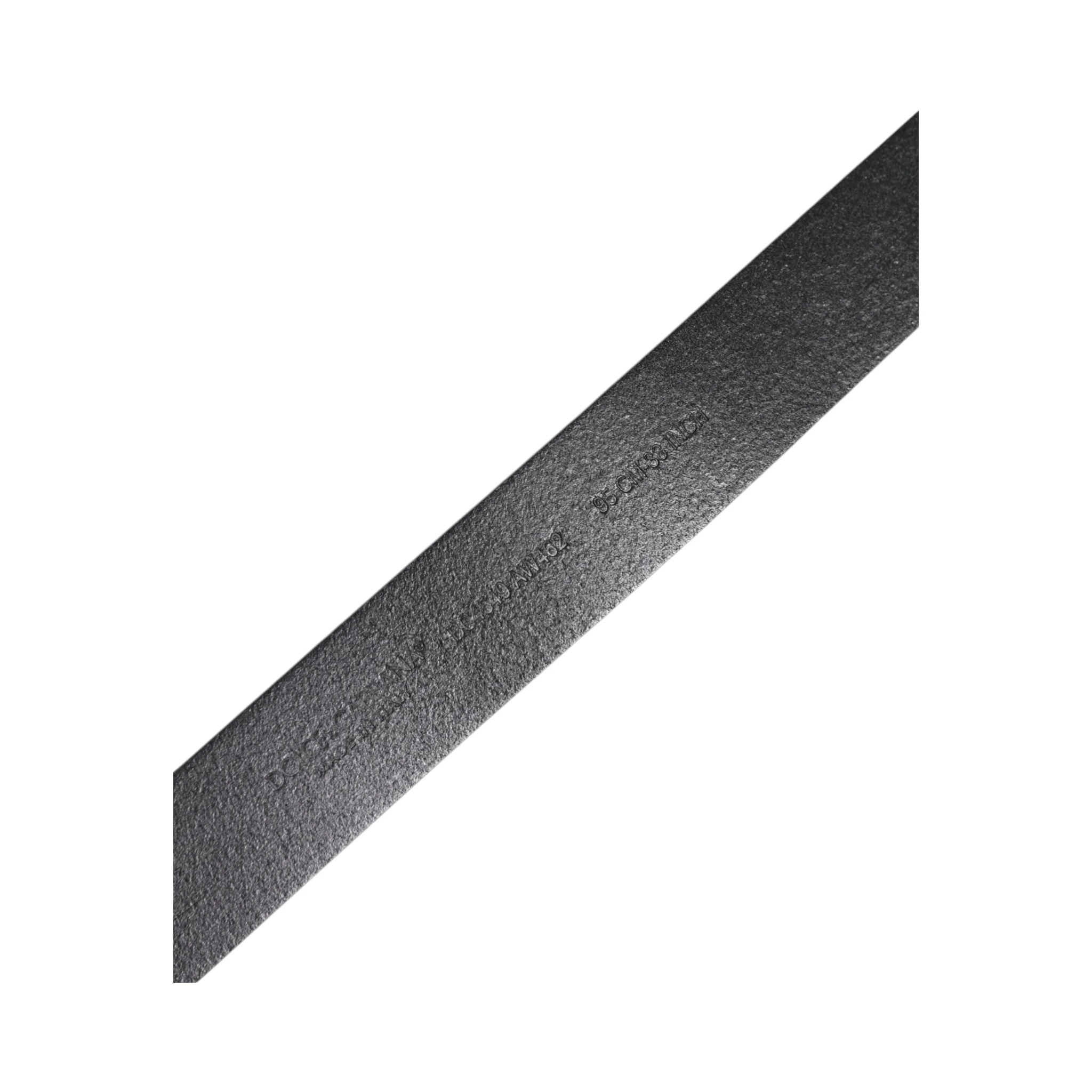 Black Classic Leather Metal Buckle Belt