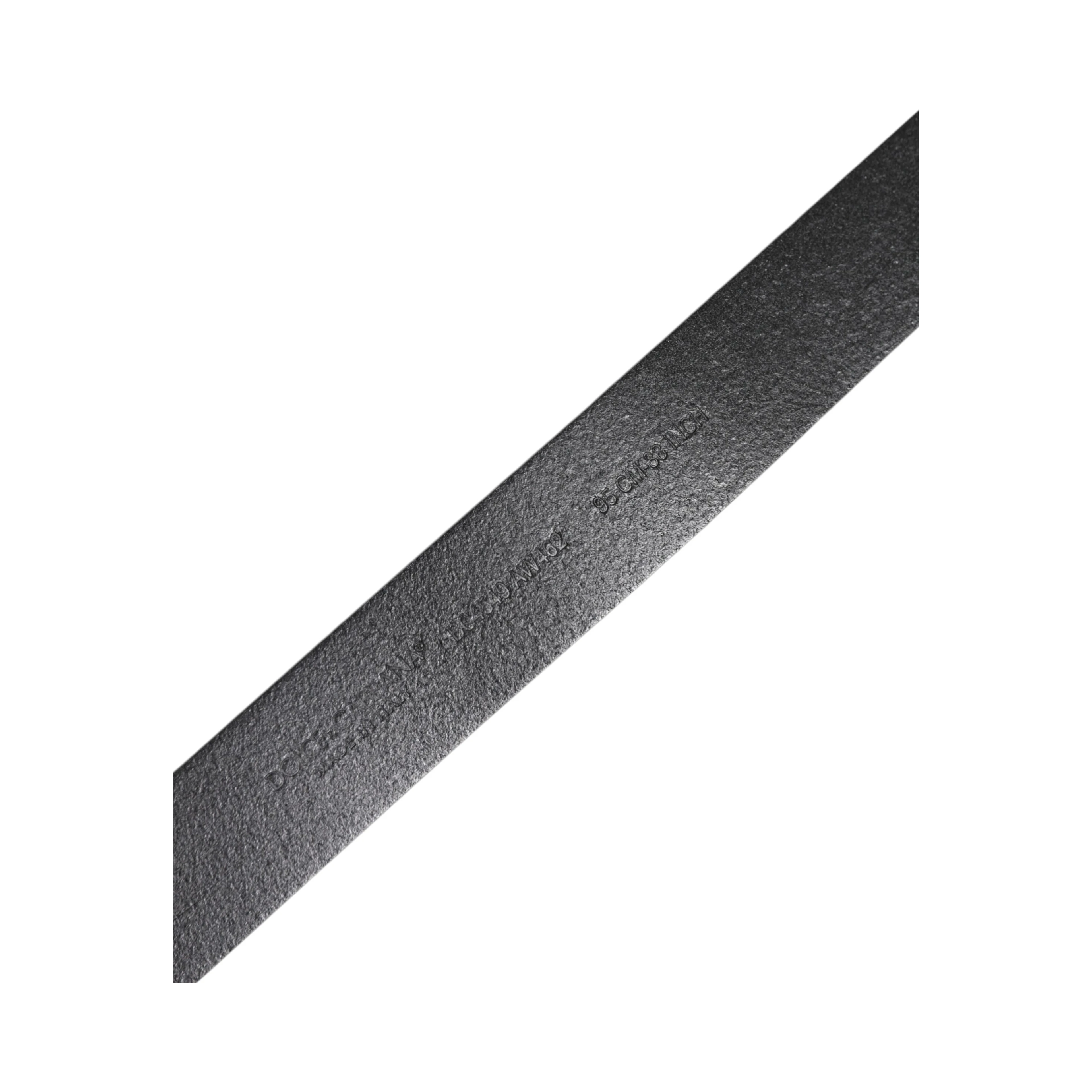 Black Classic Leather Metal Buckle Belt
