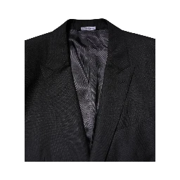 Dark Blue MARTINI Wool Blazer Coat Jacket
