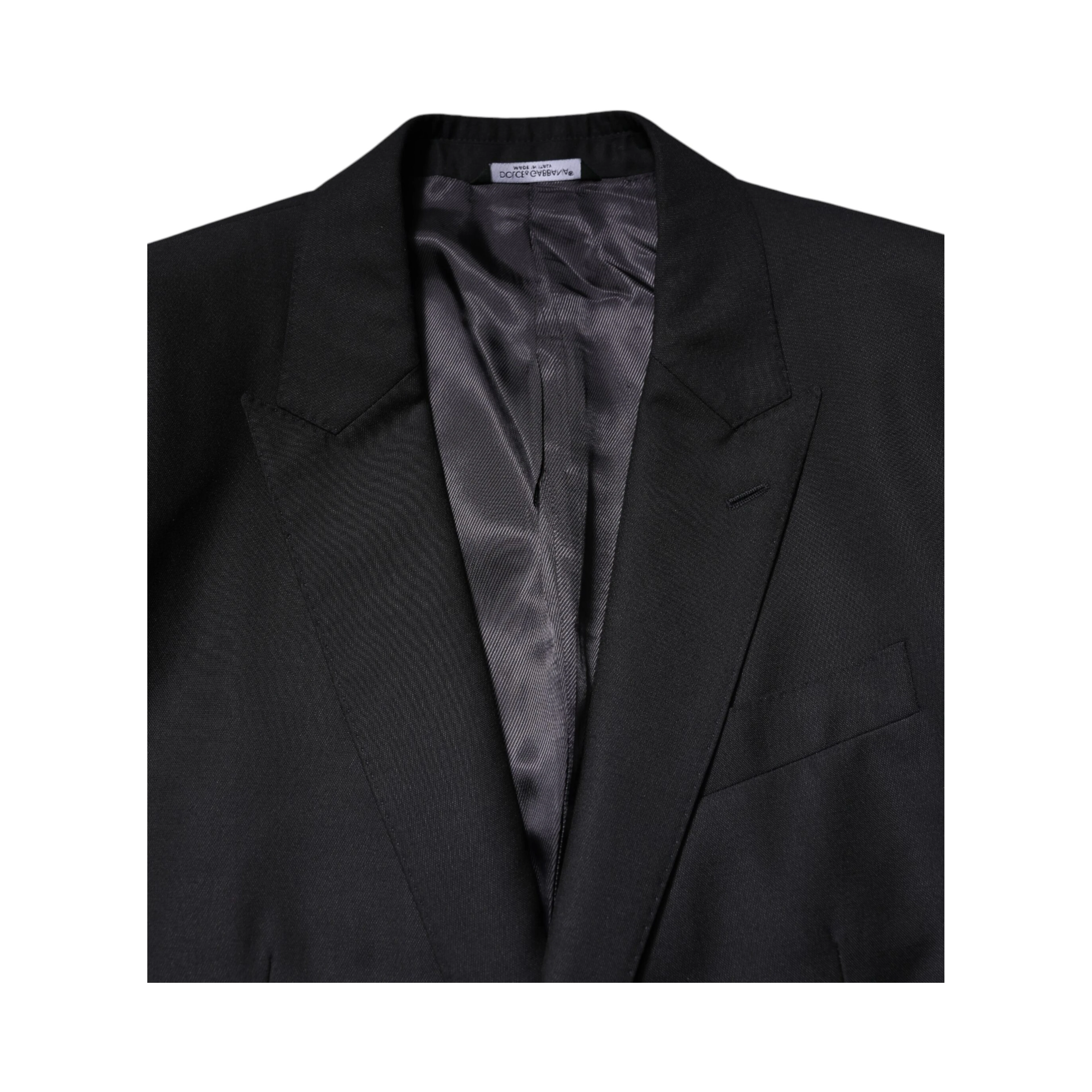 Dark Blue MARTINI Wool Blazer Coat Jacket