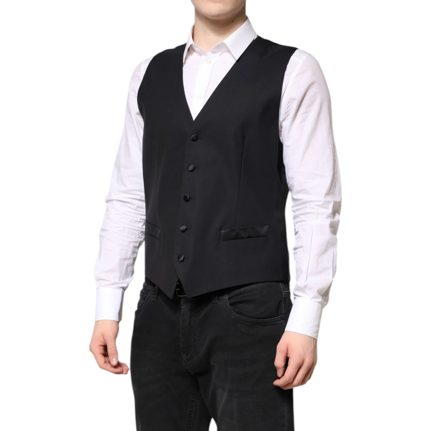 Dark Blue MARTINI Wool Suit 2 Piece Jacket