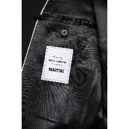 Black MARTINI Double Breasted Suit Jacket