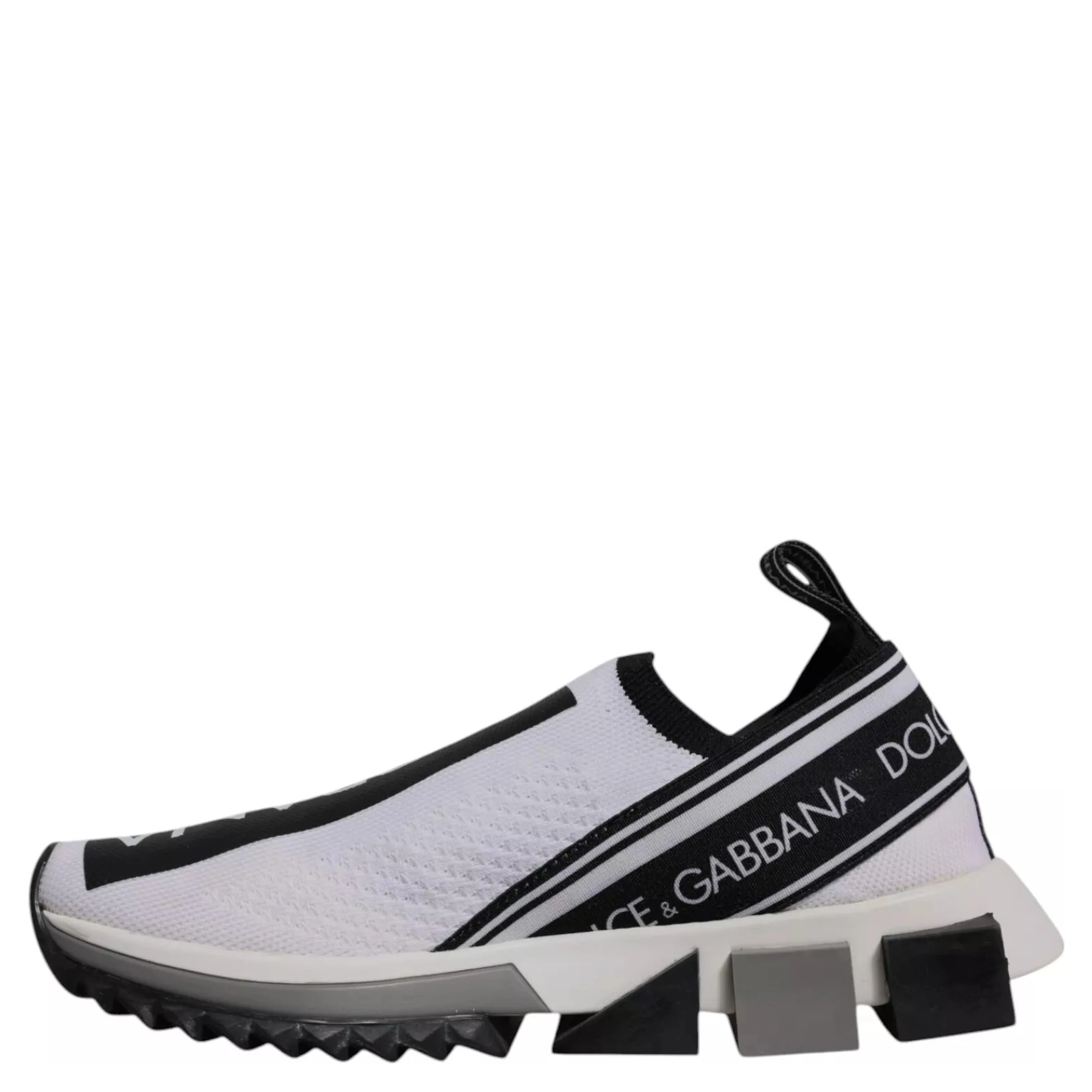 White Black Slip On Sorrento Sneakers Shoes