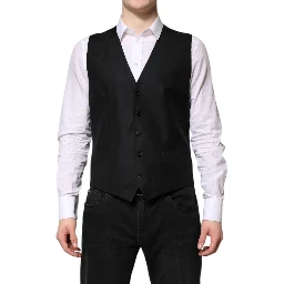 Black Single Breasted Suit 2 Piece Jacket