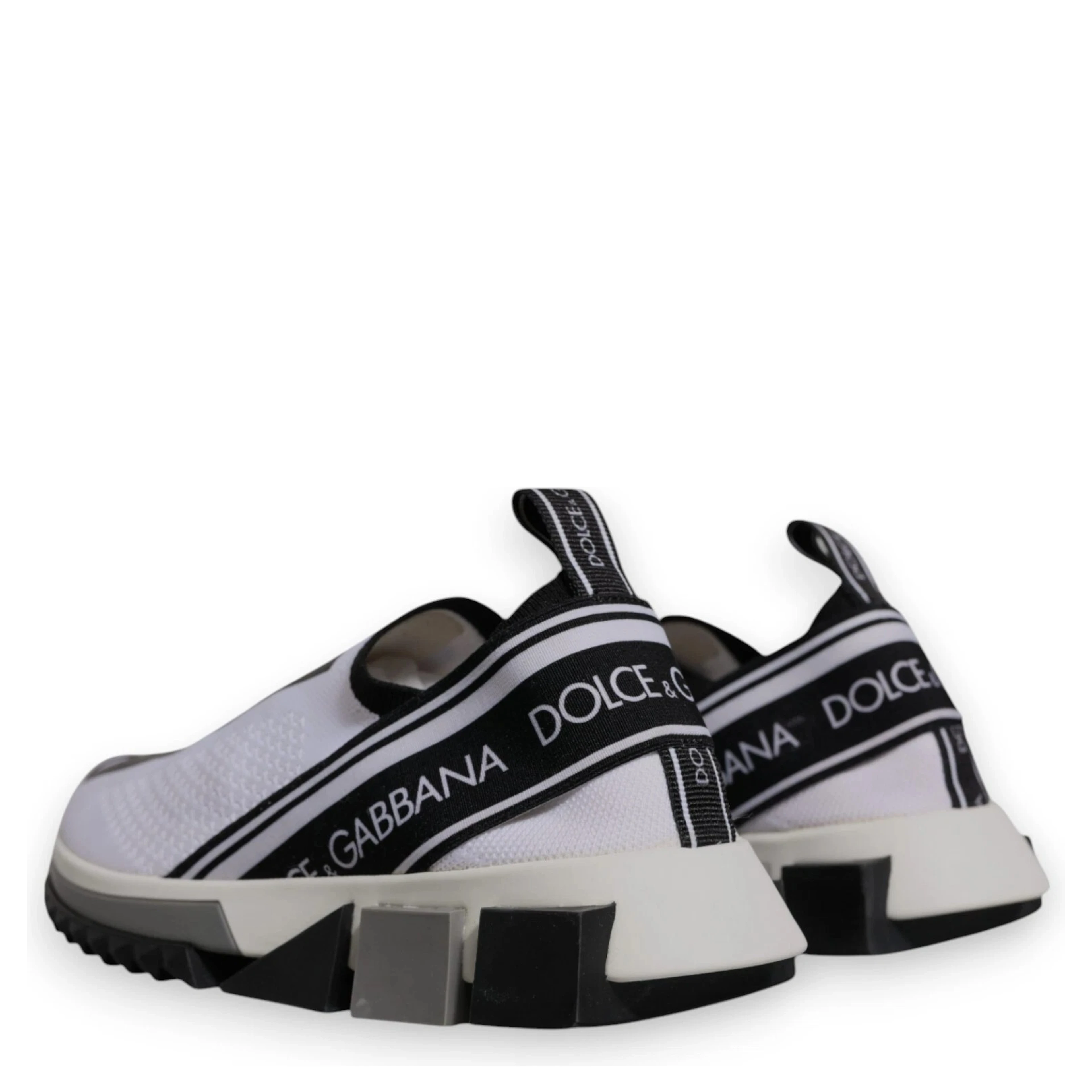 White Black Slip On Sorrento Sneakers Shoes
