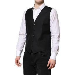 Black Single Breasted Suit 2 Piece Jacket