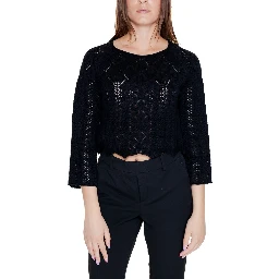 Black Cotton Sweatshirt