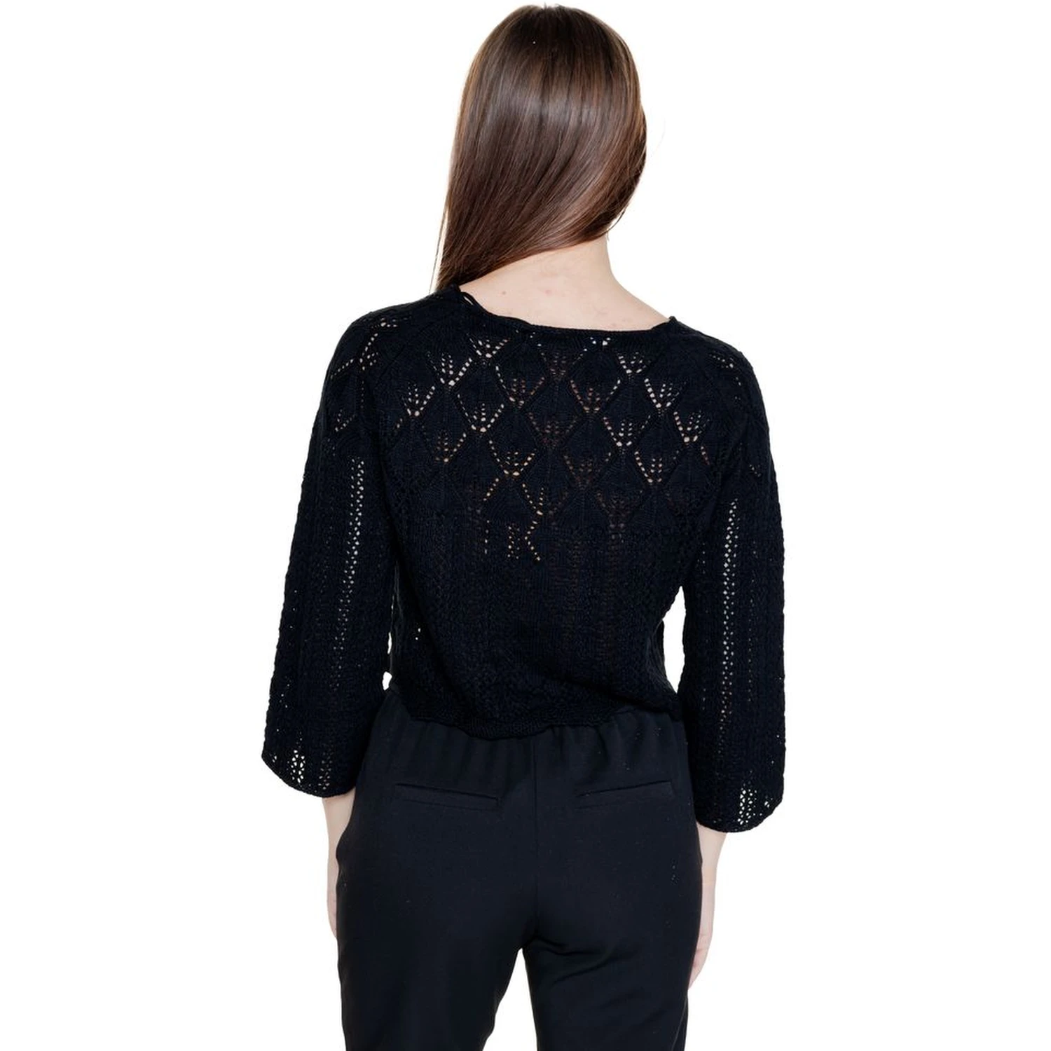 Black Cotton Sweatshirt