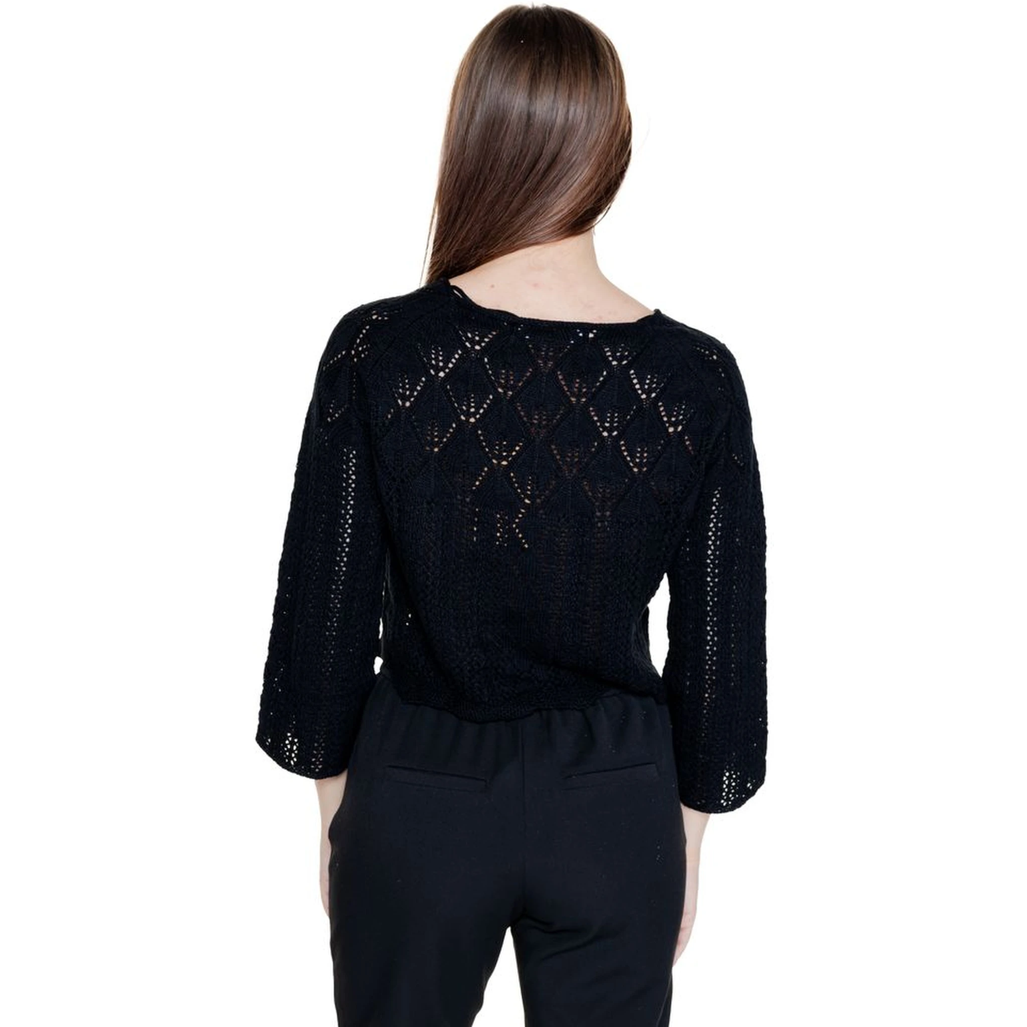 Black Cotton Sweatshirt