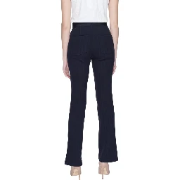 Blue Cotton Pant