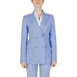 Blue Viscose Blazer