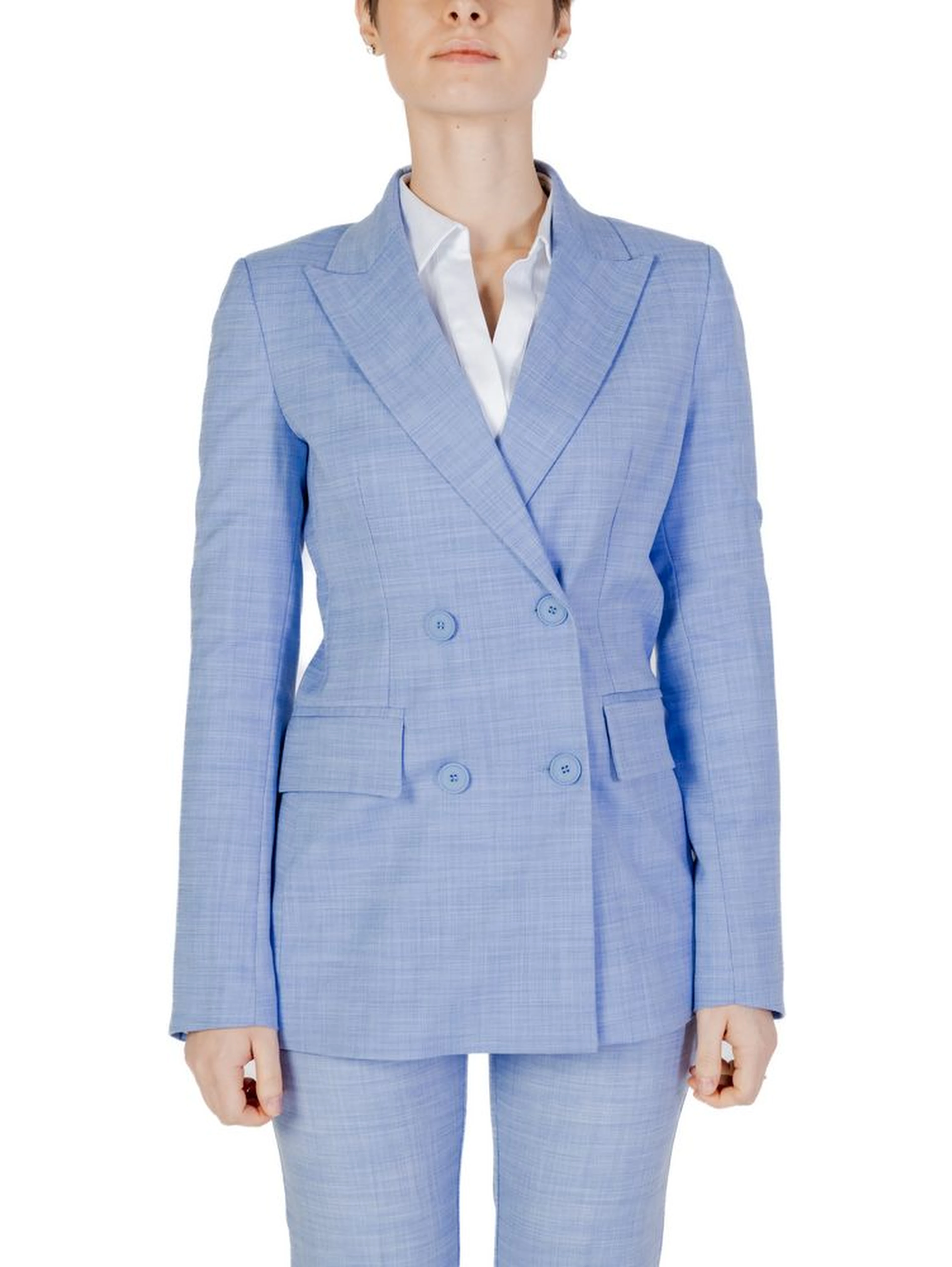 Blue Viscose Blazer
