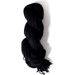 Black Polyester Scarf