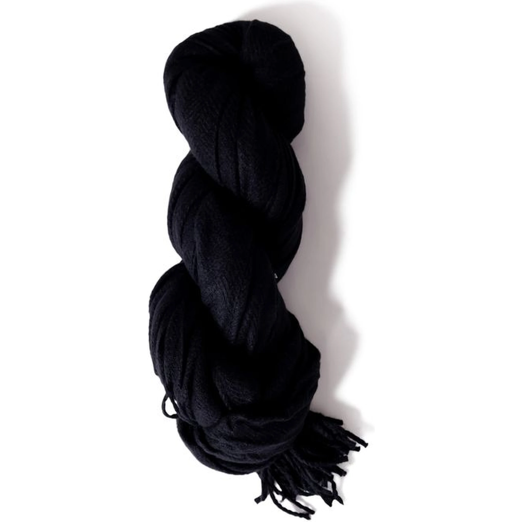 Black Polyester Scarf